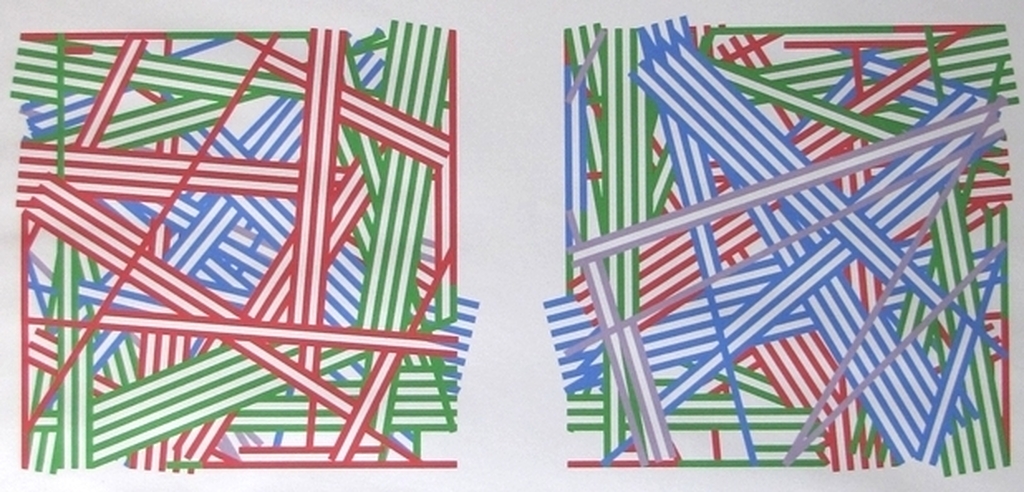 Kenneth Martin- ' Pier and Ocean ' -1980- grote gelijste zeefdruk-nr. 64/70 kopen? Bied vanaf 190!