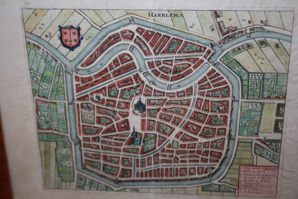 ANTIEKE STADSKAART HAARLEM 17 - 18 EEUW kopen? Bied vanaf 55!