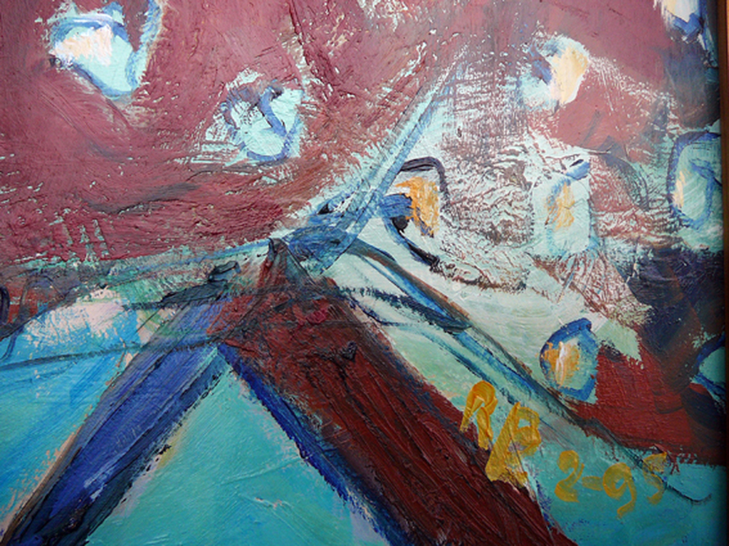 Ria Louist-Blenke: Geen titel -olieverf 1995- kopen? Bied vanaf 40!