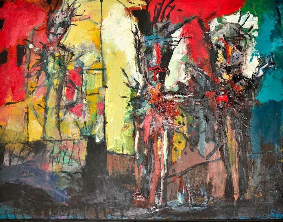 Rik van Iersel - The house of my dreams (1991) / olieverf op doek kopen? Bied vanaf 1250!