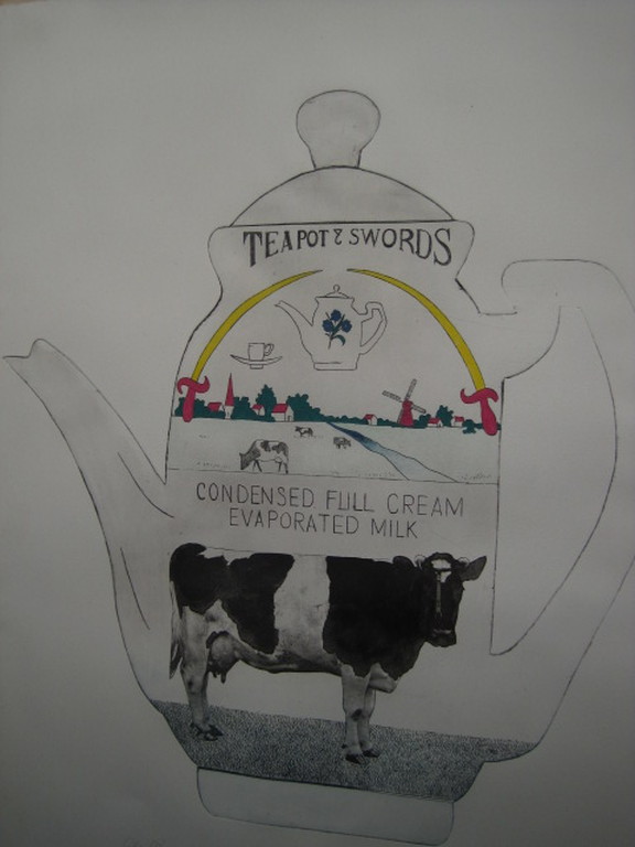 Typerend Grafisch werk van Jan Hofman (1942-) Litho "Teapot" kleine oplage 18/40 kopen? Bied vanaf 1!