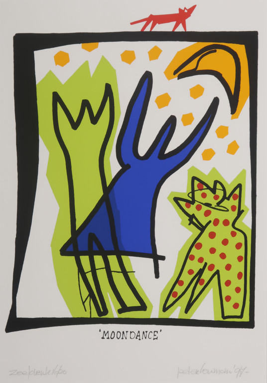 Peter Louman: Zeefdruk, Moondance kopen? Bied vanaf 20!