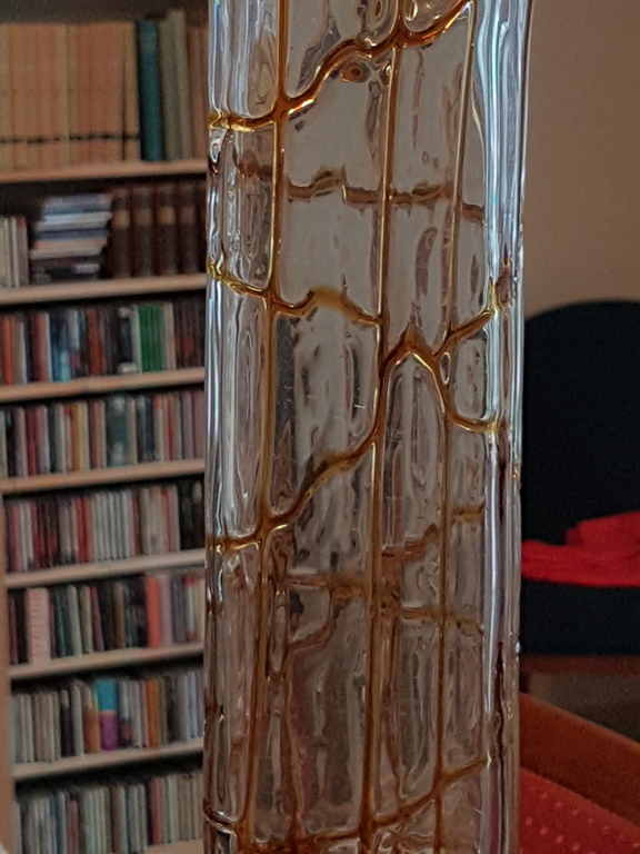 Murano vaas anni 70-canules honing op glas geblazen chalcedony  kopen? Bied vanaf 12!