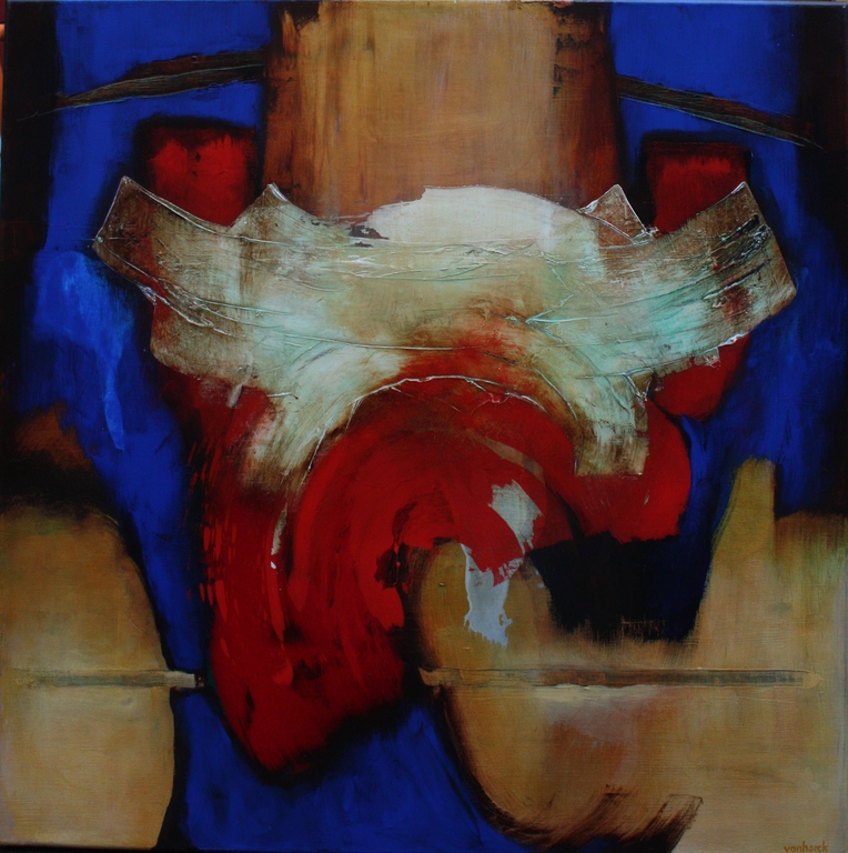 Abstract painting Olieverf op doek uit 1994 kopen? Bied vanaf 1400!