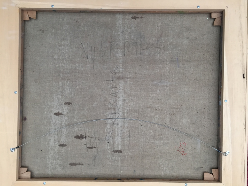 ERNST VIJLBRIEF  Unieke Collage op doek 2 x gesigneerd 1994 kopen? Bied vanaf 1!