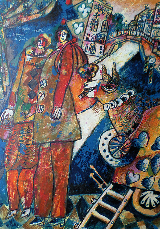 Theo Tobiasse - La memoire scintille sur les Vagues de Venise, litho (ingelijst) kopen? Bied vanaf 145!