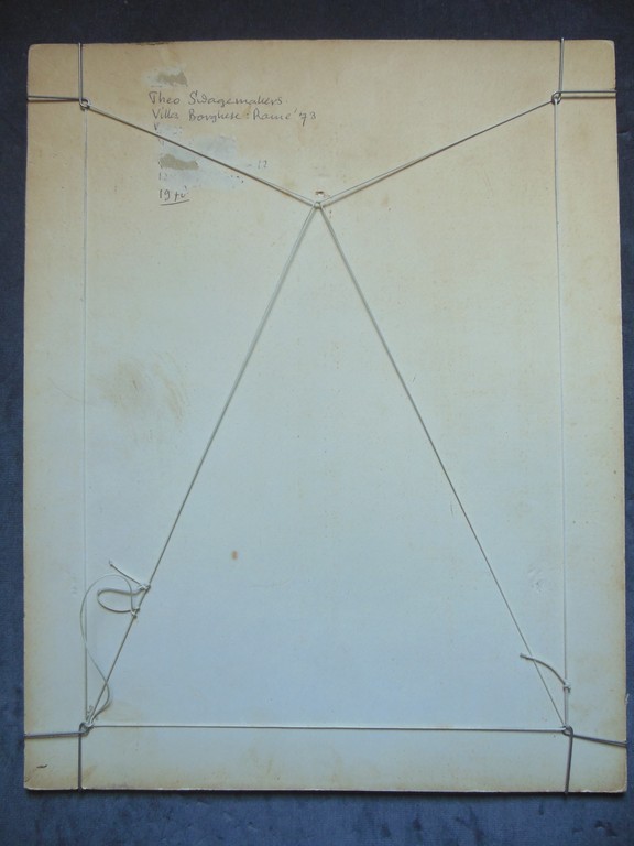 Theo Swagemakers: Aquarel, Villa Borghese kopen? Bied vanaf 65!