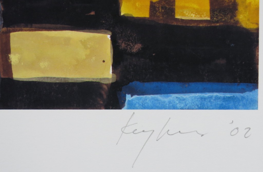 Theo  Kuijpers: Giclee, Zonder titel (geel) kopen? Bied vanaf 1!