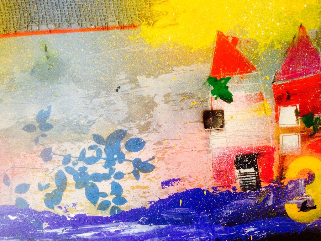 Theo koster, gemengde techniek, en toen viel de zon in de zee kopen? Bied vanaf 1!