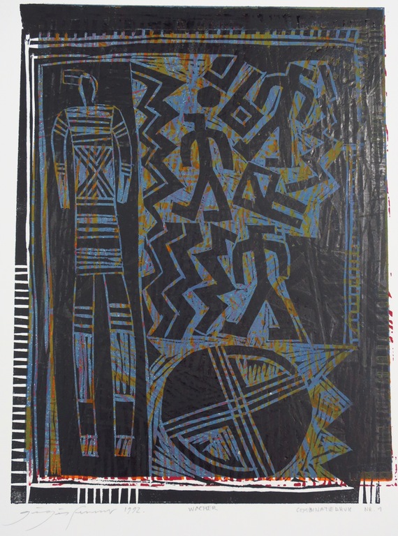 Ferenc Gogos: Zeefdruk, Wachter kopen? Bied vanaf 35!