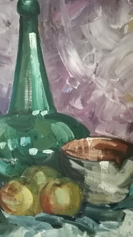 Onbekend kunstenaar, Olieverf op doek, Stilleven kopen? Bied vanaf 1!