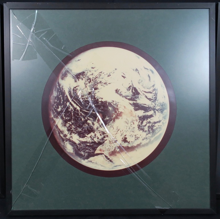 Onbekend ongesigneerd: Foto, Planeten - Ingelijst (Zesluik) kopen? Bied vanaf 1!