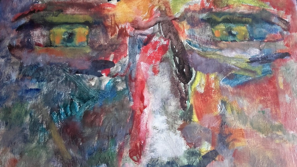 Theo Poel - Abstracte Voorstelling - Gesigneerd kopen? Bied vanaf 1!