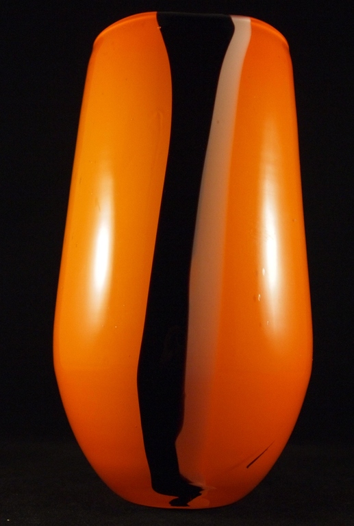 Murano glas - oranje vaas kopen? Bied vanaf 1!