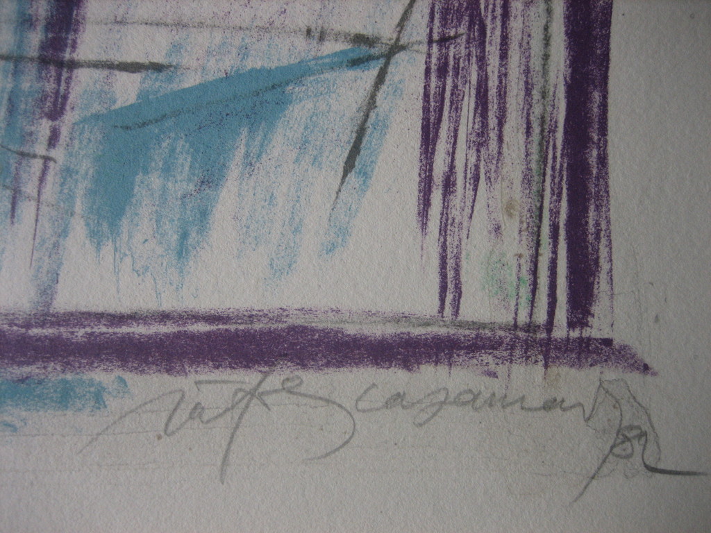 Alberto Rafols-Casamada - Composition - Lithografie - Handgesigneerd - 1982 kopen? Bied vanaf 75!