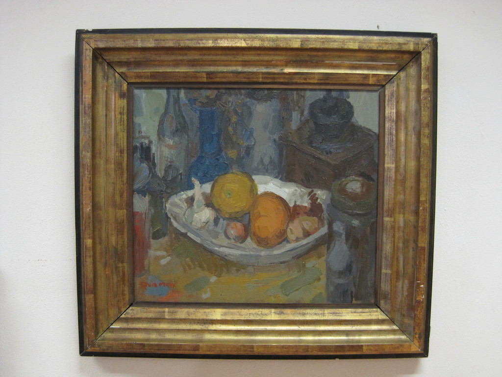 Louis Meys 1902-1995 kostbaar stilleven van Haagse colorist ! originele lijst ! verkocht voor € 415!