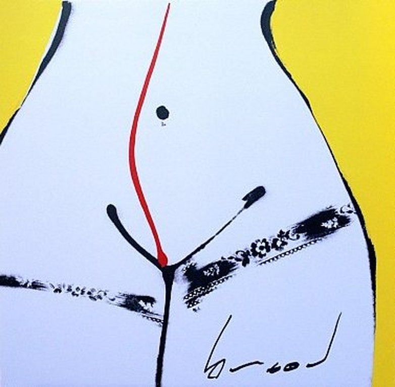 Herman Brood, zeefdruk HIPS (geel) verkocht voor € 112!