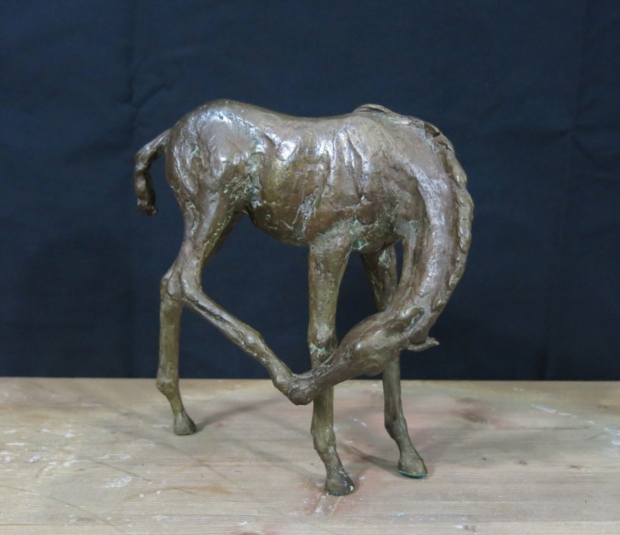Gabriel Sterk: Bronzen beeld, Poulain verkocht voor € 650!