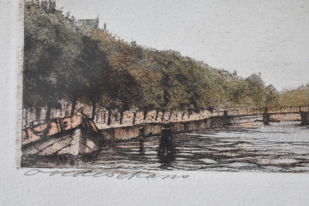 Cornelis BRANDENBURG (1884-1954)-AMSTERDAM, kleurenets kopen? Bied vanaf 1!