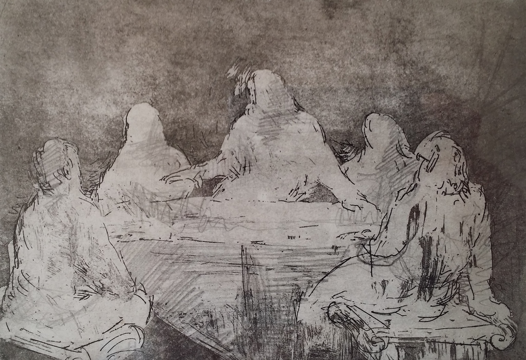 AvP (onbekende kunstenaar), 3 etsen, 3-1-heid  kopen? Bied vanaf 1!