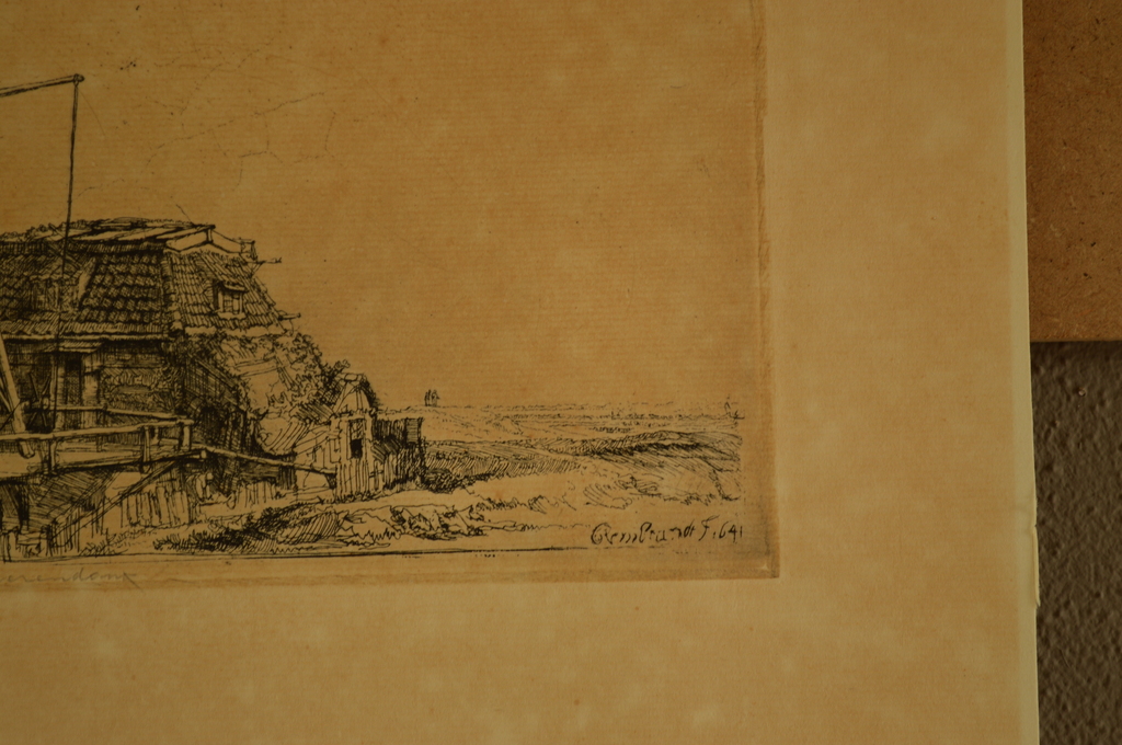 Etsplaat van Rembrandt opnieuw gebruikt door Beerendonk kopen? Bied vanaf 15!