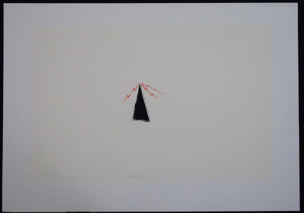 Cees Andriessen: Krijttekening, Zonder titel verkocht voor € 44!