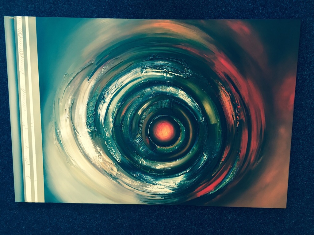 Gena Genadyi - First love - 3d doek 150 x 100 cm verkocht voor € 200!