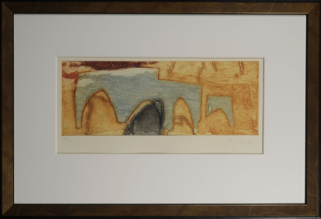 Onbekend gesigneerd: Ets, Z.T. - Ingelijst kopen? Bied vanaf 1!