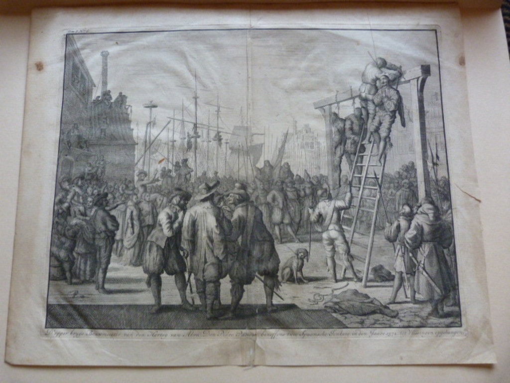 Zeer oud grafiek - 1600 - 1700  -  figuren. kopen? Bied vanaf 1!