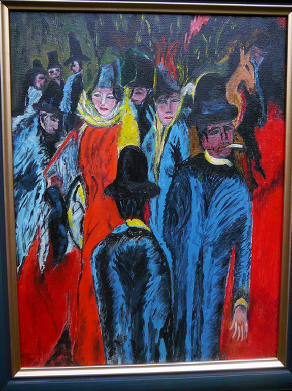 Suze Meys: 'Een illuster gezelschap' -olieverf 1996- verkocht voor € 55!