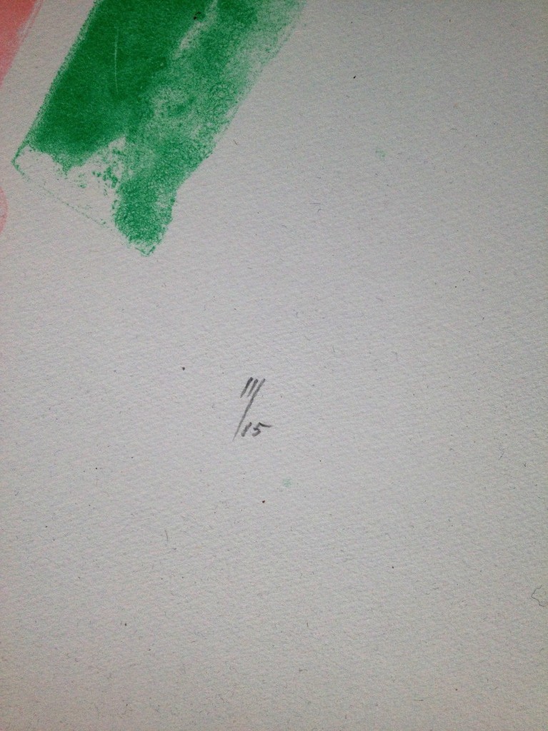 Jaap Hillenius: Zeefdruk, Portret van Marja kopen? Bied vanaf 1!