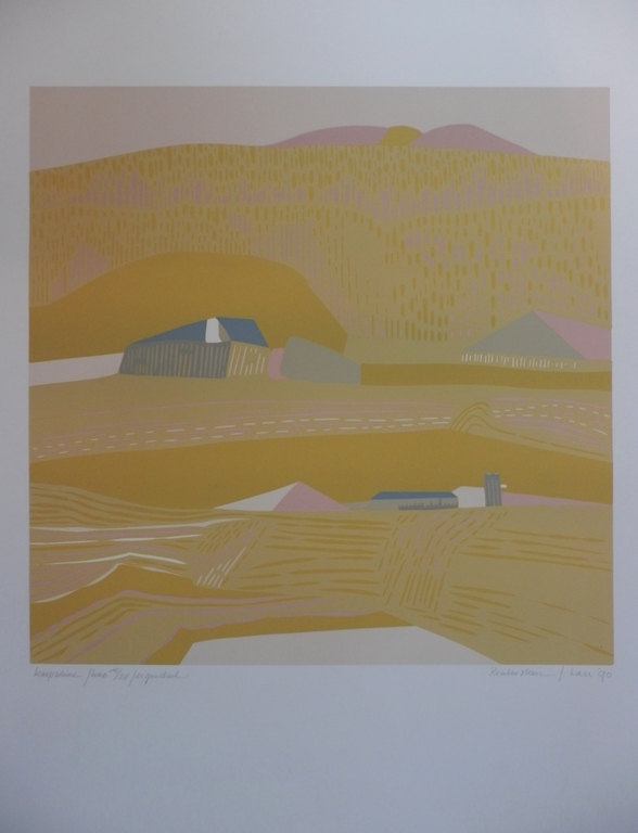 HARR SCHEFFER Gr Linosnede KAAPSCHUUR uit 1991 Handgesigneerd kopen? Bied vanaf 45!