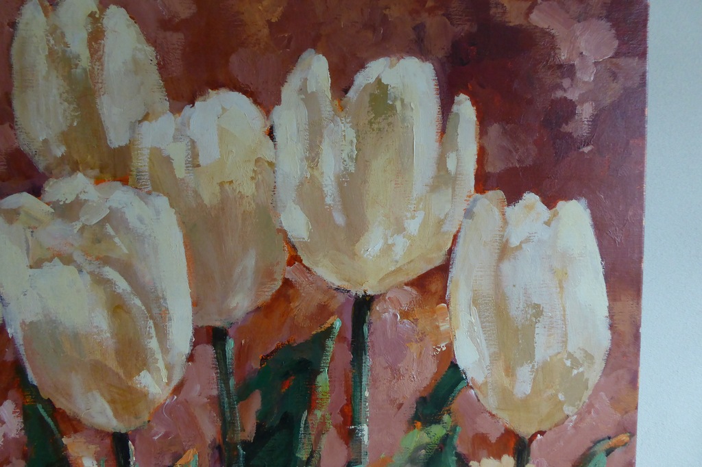 Henri Hess, Schilderij, Tulpen kopen? Bied vanaf 1500!