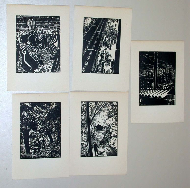 Verzameling houtsneden Frans Masereels 1929 kopen? Bied vanaf 250!