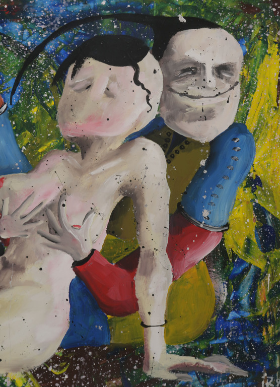 Oleg Kuvaev: Acryl op board, Z.T. (groot) kopen? Bied vanaf 1!