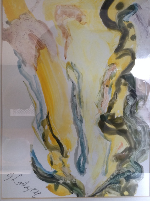 Ger Lataster 1920-2012 , Olieverf op papier (Guache) 20x30 ges lo kopen? Bied vanaf 60!