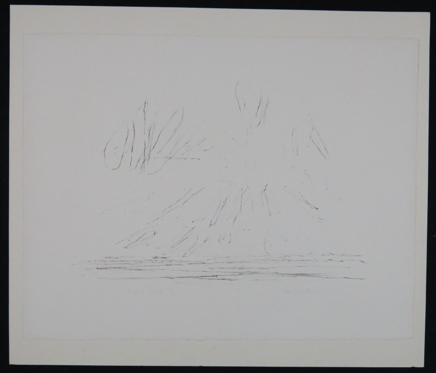 Willem den Ouden: Litho, Zonder titel verkocht voor € 80!