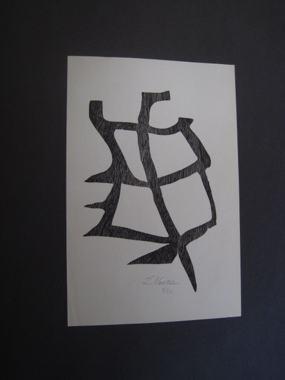 Zeldzaam Grafisch werk van Emile Voeten Orig. houtsnede voor Creatie 1952 kopen? Bied vanaf 1!