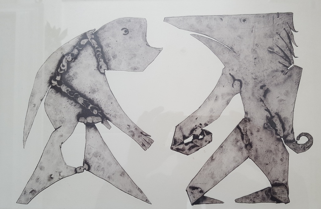 Reinhoud D'Haese (1928-2007) - metaaldruk 1/20, handgesigneerd (ingelijst) verkocht voor € 185!