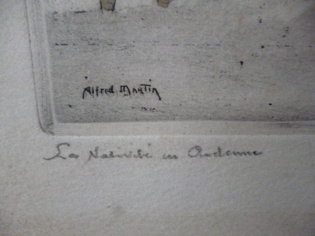 Alfred Martin - ets - La Nativité en Ardenne kopen? Bied vanaf 30!