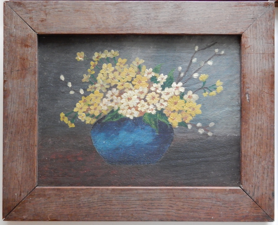 Olieverfschilderijen - 4 stuks stilleven - waaronder Brekelmans kopen? Bied vanaf 1!