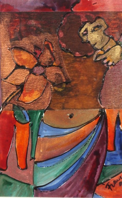 Franca Muller Jabusch: Gemengde techniek, Up there, down there kopen? Bied vanaf 20!