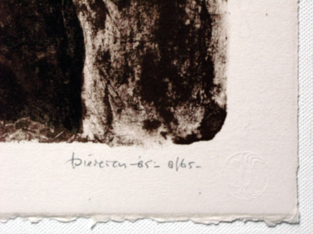 JEF DIEDEREN - groot abstract werk uit 1985 - GESIGNEERD kopen? Bied vanaf 100!