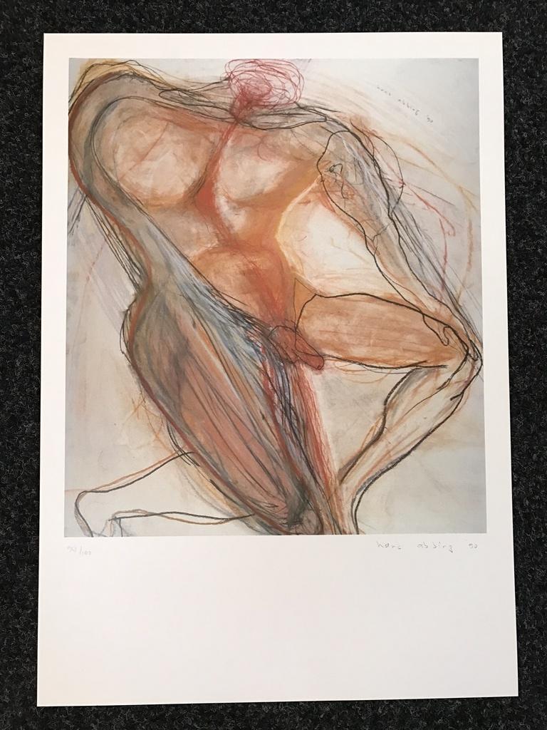 HANS ABBING 1 originele zeefdruk voor t AIDS Fonds 1990 kopen? Bied vanaf 1!