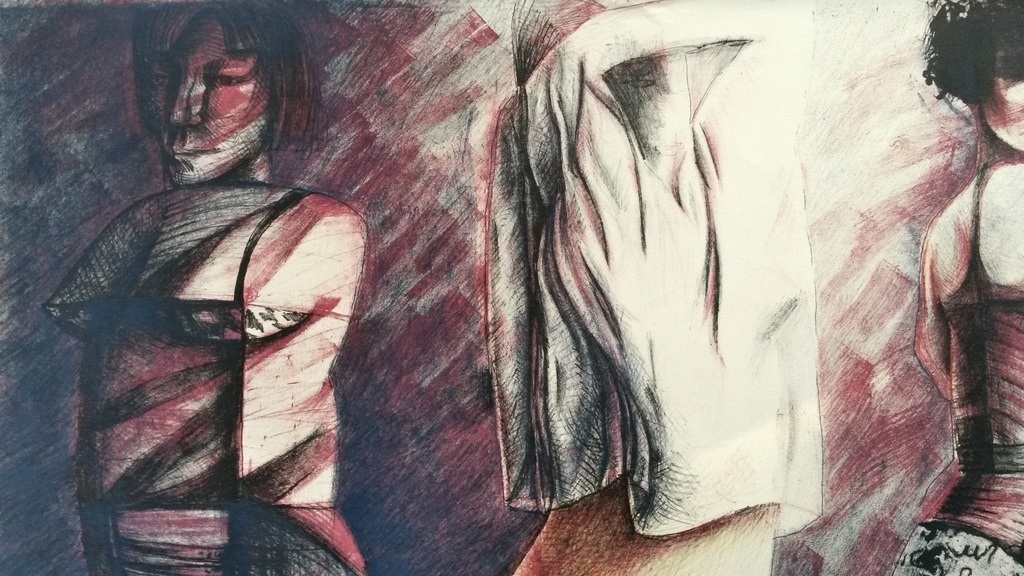 Gerda van Leeuwen - kleurenlitho - zonder titel - 1984 kopen? Bied vanaf 1!