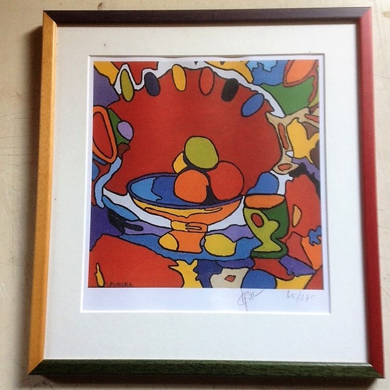 Henk Potters, Kleuren litho, Stilleven kopen? Bied vanaf 35!