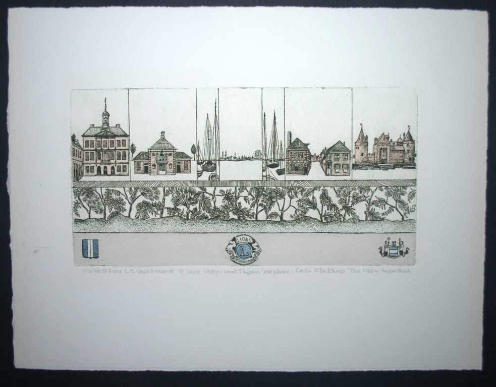 KLEURETS - LION'S CLUB VECHTMOND (HUIZEN, MUIDEN, WEESP) - oplage 20 - 1984 kopen? Bied vanaf 25!