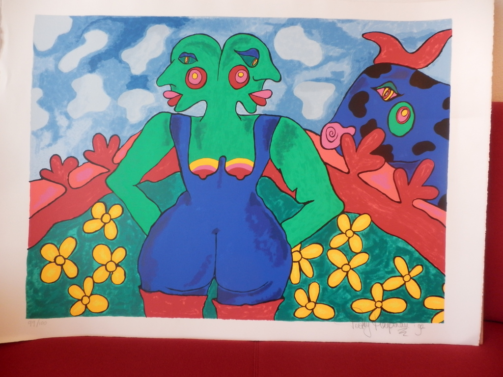 PATTY HARPENAU WHAT,S HAPPENING IN HOLLAND Kleurenzeefdruk verkocht voor € 85!