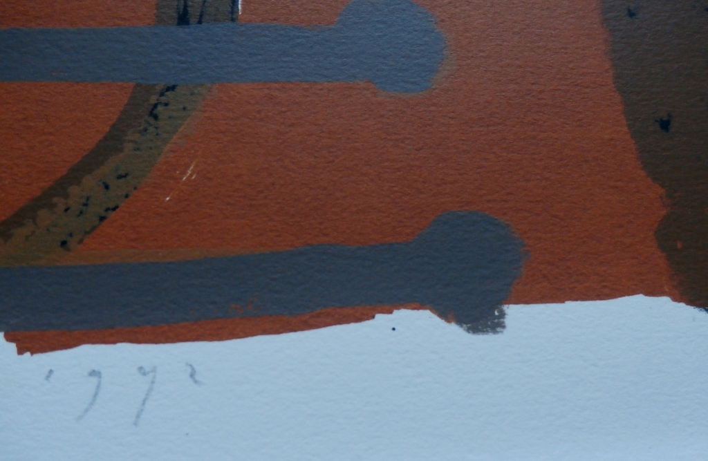 Piet Warffemius, zeefdruk: Compositie 3, handgesigneerd kopen? Bied vanaf 85!