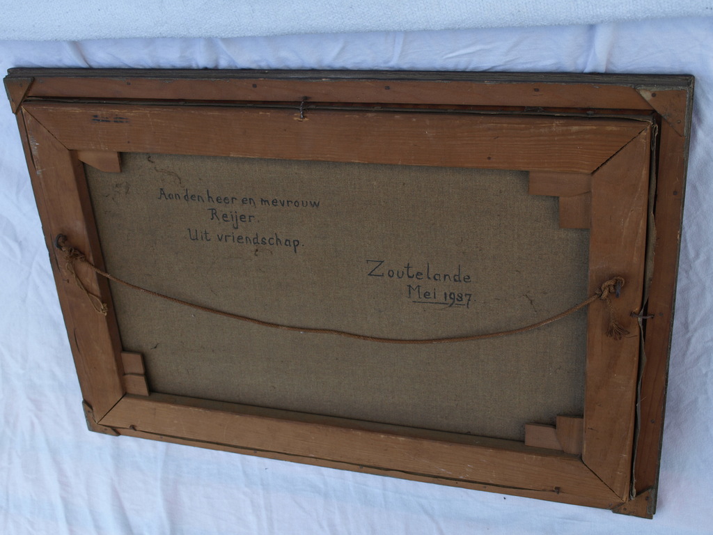 Willy van Schoonhoven van Beurden: Olieverf op doek, Zoutelande – 1937  kopen? Bied vanaf 85!